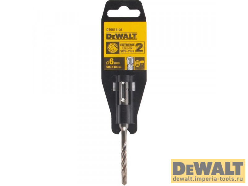Бур DeWALT EXTREME DT9514, SDS-Plus по бетону, (6 x 50 x 110) Бур DeWALT EXTREME DT9514, SDS-Plus по бетону, (6 x 50 x 110)
