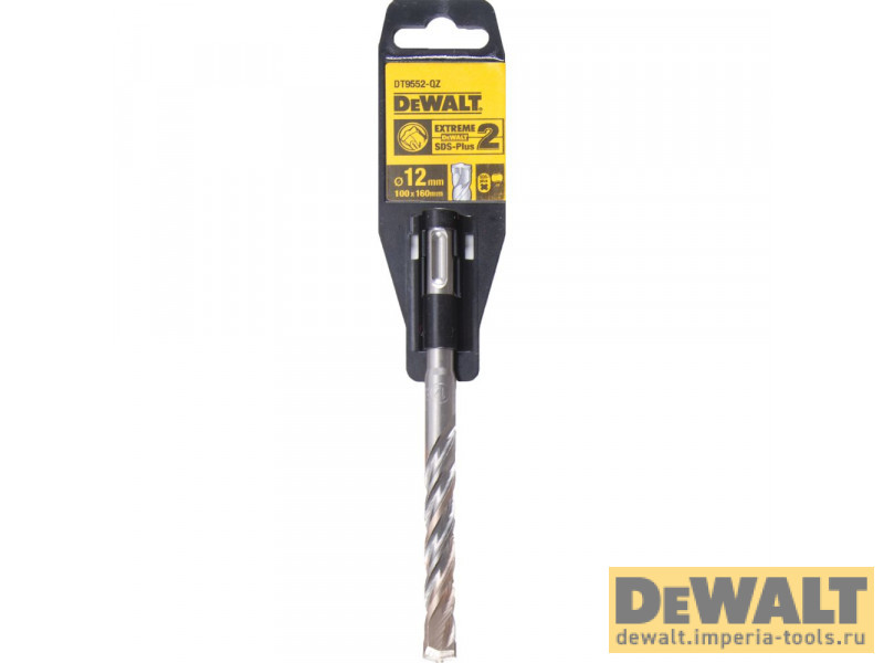 Бур DeWALT EXTREME DT9552, SDS-Plus, 12 x 160 x 100 Бур DeWALT EXTREME DT9552, SDS-Plus, 12 x 160 x 100