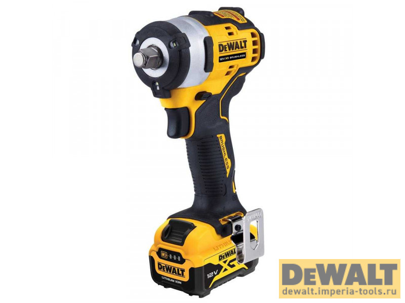 Импульсный гайковерт DeWALT DCF901P1 XTREME Subcompact, 5 Ач, 12В Импульсный гайковерт DeWALT DCF901P1 XTREME Subcompact, 5 Ач, 12В