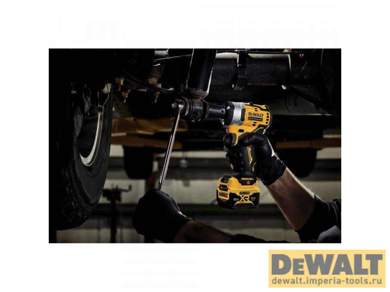 Импульсный гайковерт DeWALT DCF901P1 XTREME Subcompact, 5 Ач, 12В Импульсный гайковерт DeWALT DCF901P1 XTREME Subcompact, 5 Ач, 12В