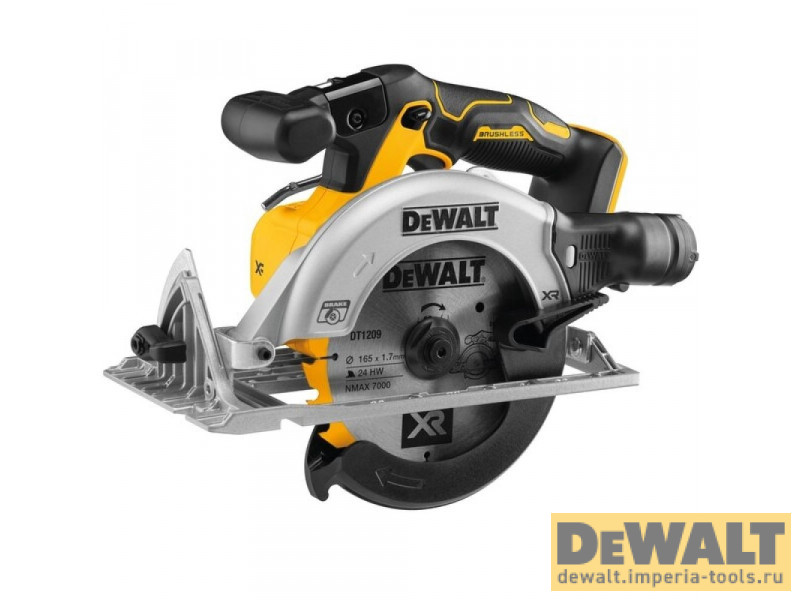 Дисковая аккумуляторная пила, DeWALT DCS565N, 18В, 5150 об/мин Дисковая аккумуляторная пила, DeWALT DCS565N, 18В, 5150 об/мин