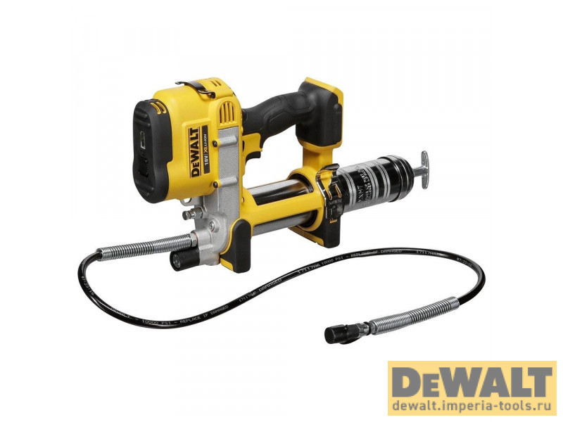 Смазочный пистолет (пресс масленка) DeWALT DCGG571NK, 18В XR, 690 Бар, 453 г., без аккумулятора и ЗУ Смазочный пистолет (пресс масленка) DeWALT DCGG571NK, 18В XR, 690 Бар, 453 г., без аккумулятора и ЗУ
