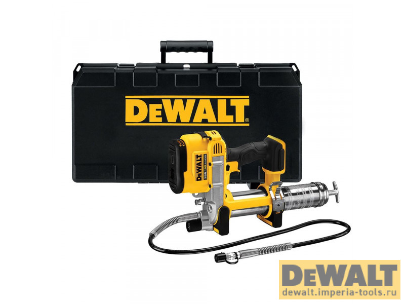 Смазочный пистолет (пресс масленка) DeWALT DCGG571NK, 18В XR, 690 Бар, 453 г., без аккумулятора и ЗУ Смазочный пистолет (пресс масленка) DeWALT DCGG571NK, 18В XR, 690 Бар, 453 г., без аккумулятора и ЗУ