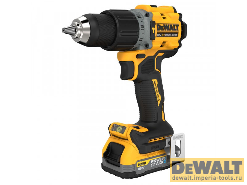 Аккумуляторная ударная бесщеточная дрель-шуруповерт DeWALT, 18 В, 2000 об/мин, 34000 уд/мин, с АКБ 1.7 Ач и ЗУ, в кейсе TSTAK, DCD805E1T Аккумуляторная ударная бесщеточная дрель-шуруповерт DeWALT, 18 В, 2000 об/мин, 34000 уд/мин, с АКБ 1.7 Ач и ЗУ, в кейсе TSTAK, DCD805E1T