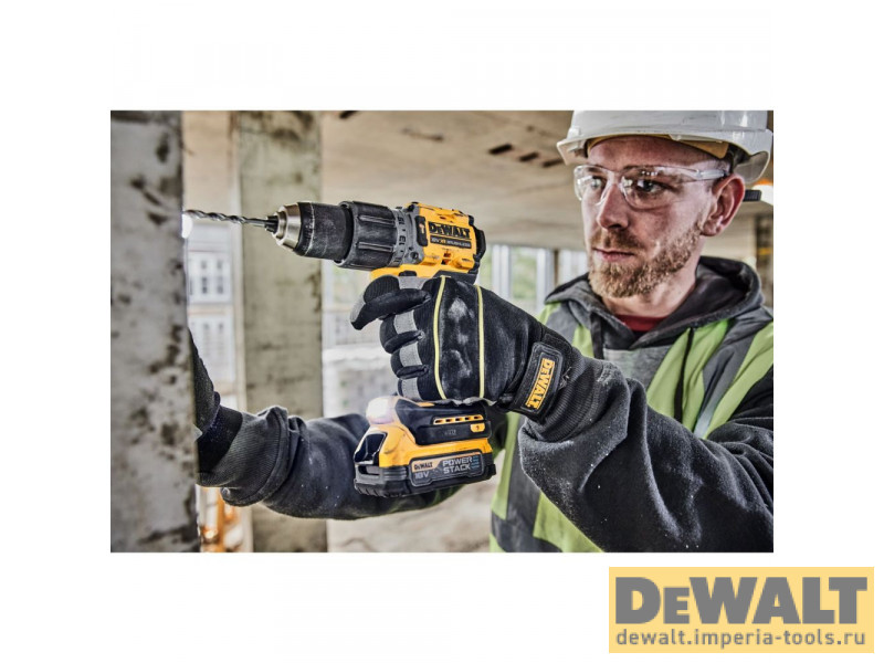 Аккумуляторная ударная бесщеточная дрель-шуруповерт DeWALT, 18 В, 2000 об/мин, 34000 уд/мин, с АКБ 1.7 Ач и ЗУ, в кейсе TSTAK, DCD805E1T Аккумуляторная ударная бесщеточная дрель-шуруповерт DeWALT, 18 В, 2000 об/мин, 34000 уд/мин, с АКБ 1.7 Ач и ЗУ, в кейсе TSTAK, DCD805E1T