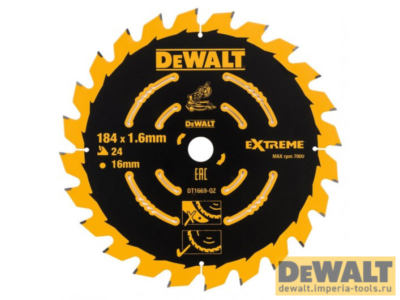 Пильный диск DeWALT DT1669-QZ