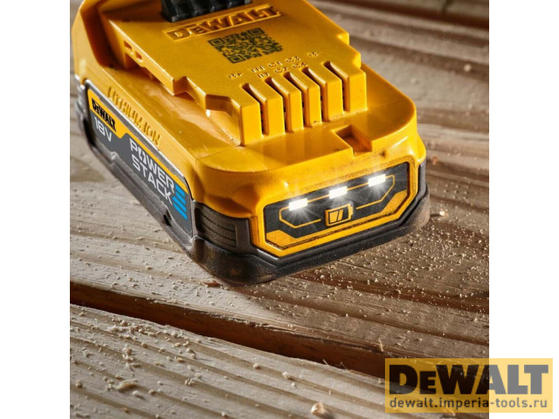 Аккумулятор DeWALT XR, Li-Ion, 18 В, 1.7 Ач, 2 шт., DCBP034E2-XJ Аккумулятор DeWALT XR, Li-Ion, 18 В, 1.7 Ач, 2 шт., DCBP034E2-XJ