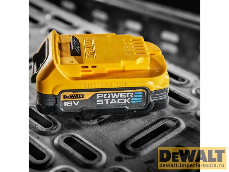 Аккумулятор DeWALT XR, Li-Ion, 18 В, 1.7 Ач, 2 шт., DCBP034E2-XJ Аккумулятор DeWALT XR, Li-Ion, 18 В, 1.7 Ач, 2 шт., DCBP034E2-XJ