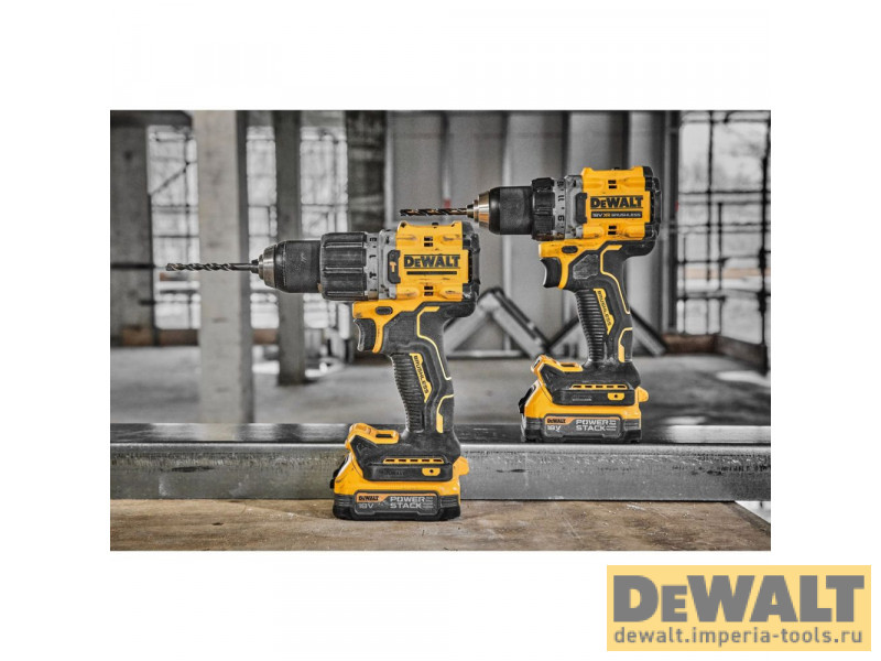 Аккумуляторная безударная бесщеточная дрель-шуруповерт DeWALT DCD800E1T, 18 В, PowerStack 1.7Ач Аккумуляторная безударная бесщеточная дрель-шуруповерт DeWALT DCD800E1T, 18 В, PowerStack 1.7Ач