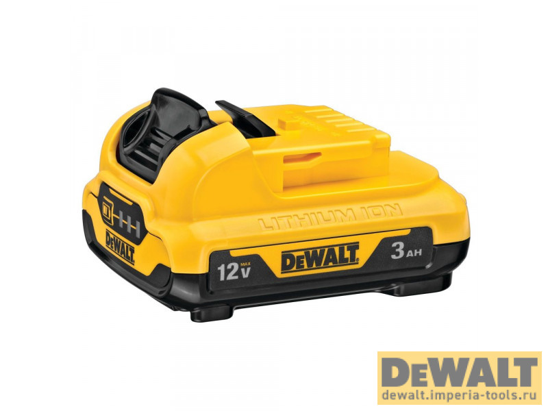 Аккумулятор DeWALT, Li-Ion, 12 В, 3 Ач, DCB124 Аккумулятор DeWALT, Li-Ion, 12 В, 3 Ач, DCB124