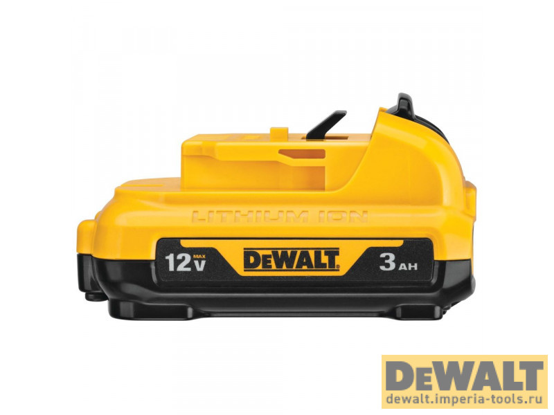 Аккумулятор DeWALT, Li-Ion, 12 В, 3 Ач, DCB124 Аккумулятор DeWALT, Li-Ion, 12 В, 3 Ач, DCB124