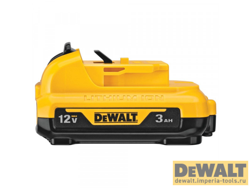 Аккумулятор DeWALT, Li-Ion, 12 В, 3 Ач, DCB124 Аккумулятор DeWALT, Li-Ion, 12 В, 3 Ач, DCB124