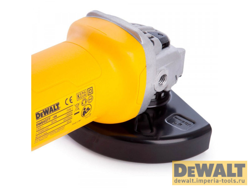 Угловая шлифмашина DeWALT, 1500 Вт, 125 мм, 10500 об/мин, DWE4277