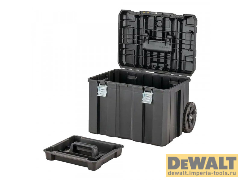 Ящик для инструмента DeWALT TSTAK 2.0 DWST83347-1, глубокий с колесами для модульной системы хранения Ящик для инструмента DeWALT TSTAK 2.0 DWST83347-1, глубокий с колесами для модульной системы хранения