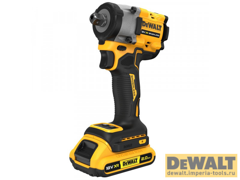 Аккумуляторный бесщеточный гайковерт DeWALT, 18 В, 610 Нм, 2500 об/мин, 3550 уд/мин, c 2 АКБ 2 Ач и ЗУ, в кейсе, DCF922D2T Аккумуляторный бесщеточный гайковерт DeWALT, 18 В, 610 Нм, 2500 об/мин, 3550 уд/мин, c 2 АКБ 2 Ач и ЗУ, в кейсе, DCF922D2T