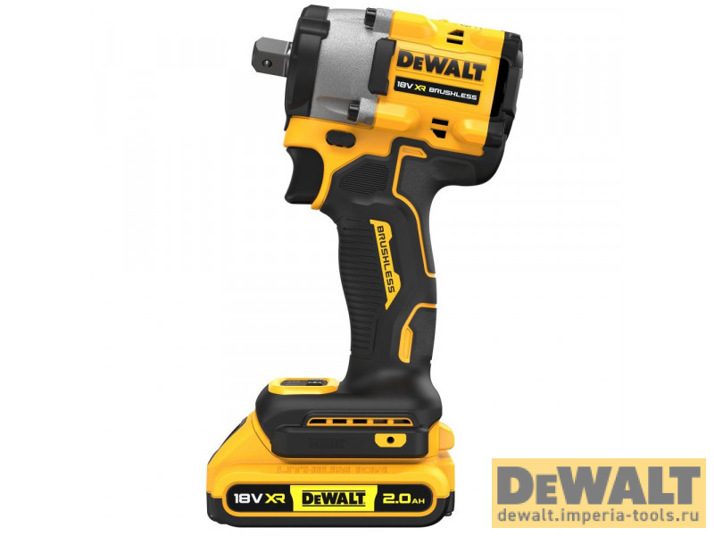Аккумуляторный бесщеточный гайковерт DeWALT, 18 В, 610 Нм, 2500 об/мин, 3550 уд/мин, c 2 АКБ 2 Ач и ЗУ, в кейсе, DCF922D2T Аккумуляторный бесщеточный гайковерт DeWALT, 18 В, 610 Нм, 2500 об/мин, 3550 уд/мин, c 2 АКБ 2 Ач и ЗУ, в кейсе, DCF922D2T