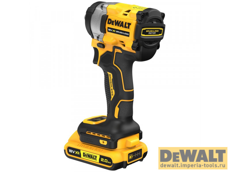 Аккумуляторный бесщеточный гайковерт DeWALT, 18 В, 610 Нм, 2500 об/мин, 3550 уд/мин, c 2 АКБ 2 Ач и ЗУ, в кейсе, DCF922D2T Аккумуляторный бесщеточный гайковерт DeWALT, 18 В, 610 Нм, 2500 об/мин, 3550 уд/мин, c 2 АКБ 2 Ач и ЗУ, в кейсе, DCF922D2T