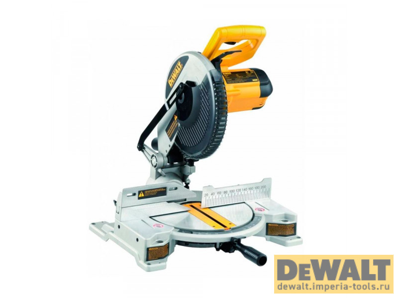 Торцовочная пила DeWALT DW714, 1650 Вт, 4600 об/мин Торцовочная пила DeWALT DW714, 1650 Вт, 4600 об/мин
