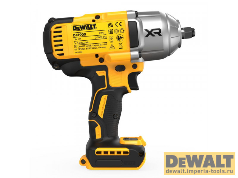 Аккумуляторный гайковерт DeWALT, 1/2", 18В, без АКБ и ЗУ, DCF900N Аккумуляторный гайковерт DeWALT, 1/2", 18В, без АКБ и ЗУ, DCF900N