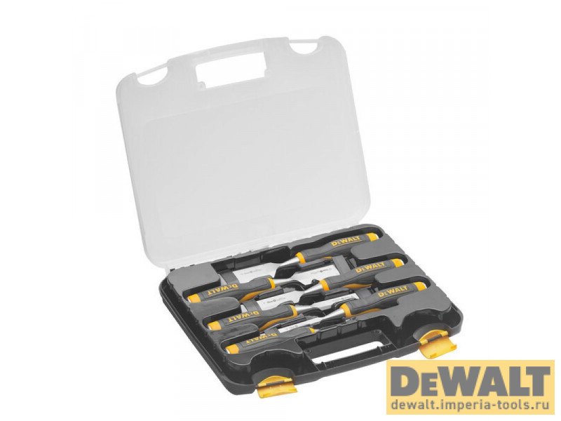 Набор стамесок DeWALT, 6 предметов, DWHT16852-9