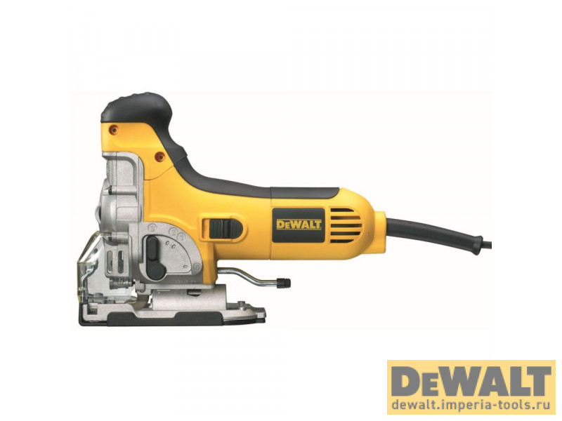 Лобзик с корпусной рукояткой DEWALT DW333KT, 701 Вт, в кейсе