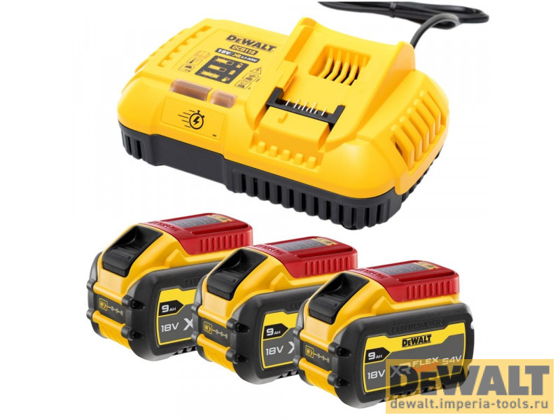 DEWALT 3 DCB547 Li Ion 18 54 9 3 DCB118 18 54 8 DCB118X3 72309 Dewalt