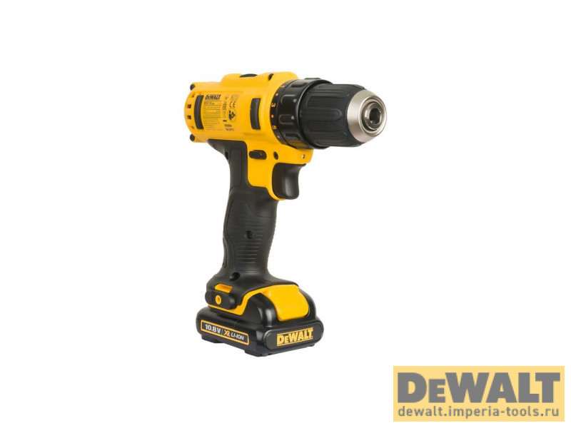 Аккумуляторная компактная безударная дрель-шуруповерт DeWALT DCD710C2, 180 Вт, 10.8 (12) В, XR Аккумуляторная компактная безударная дрель-шуруповерт DeWALT DCD710C2, 180 Вт, 10.8 (12) В, XR