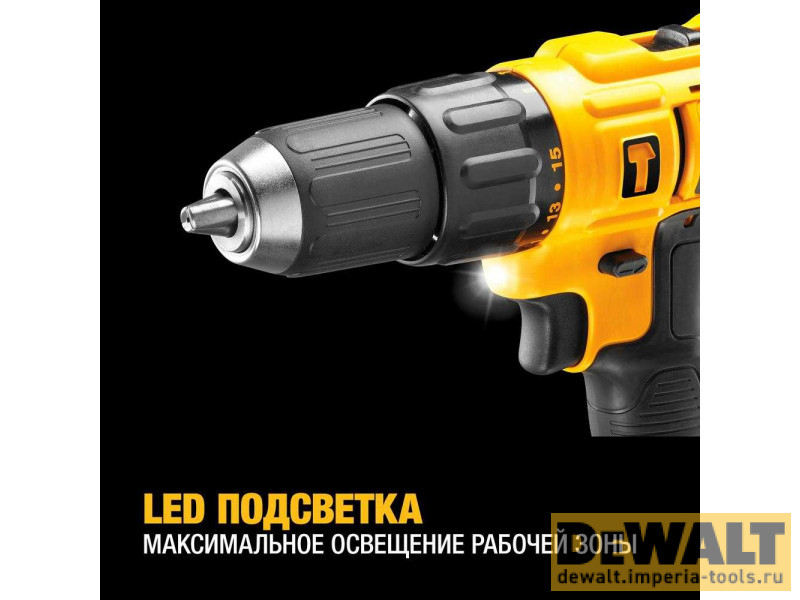 Аккумуляторная ударная Дрель-шуруповерт DeWALT DCD776S2, 300 Вт, 18 В, XR Аккумуляторная ударная Дрель-шуруповерт DeWALT DCD776S2, 300 Вт, 18 В, XR