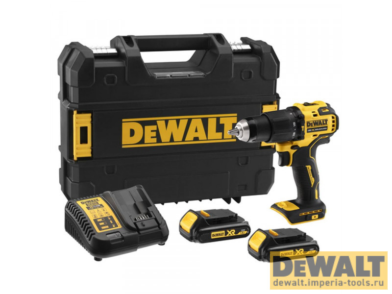 Компактная ударная дрель-шуруповёрт DeWALT DCD709S2T Компактная ударная дрель-шуруповёрт DeWALT DCD709S2T