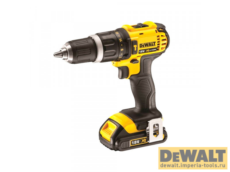 Аккумуляторная ударная дрель-шуруповерт DeWALT DCD785C2, 18 В, XR Аккумуляторная ударная дрель-шуруповерт DeWALT DCD785C2, 18 В, XR