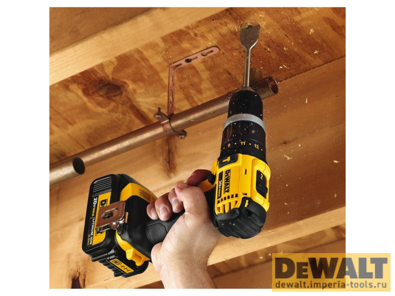Аккумуляторная ударная дрель-шуруповерт DeWALT DCD785C2, 18 В, XR Аккумуляторная ударная дрель-шуруповерт DeWALT DCD785C2, 18 В, XR