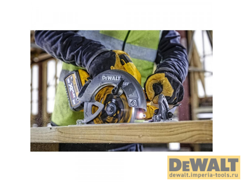 Аккумуляторная дисковая ручная пила DeWALT FlexVolt DCS578N, 54 В, 190мм Аккумуляторная дисковая ручная пила DeWALT FlexVolt DCS578N, 54 В, 190мм