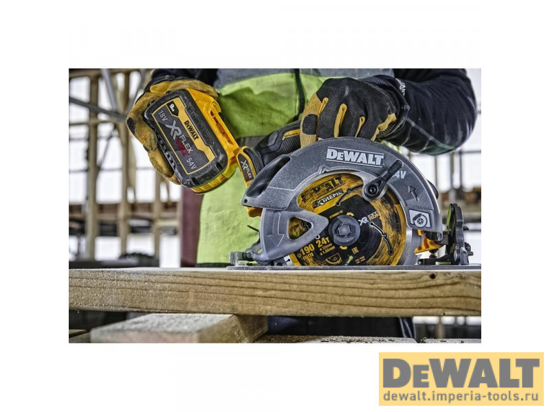 Аккумуляторная дисковая ручная пила DeWALT FlexVolt DCS578N, 54 В, 190мм Аккумуляторная дисковая ручная пила DeWALT FlexVolt DCS578N, 54 В, 190мм