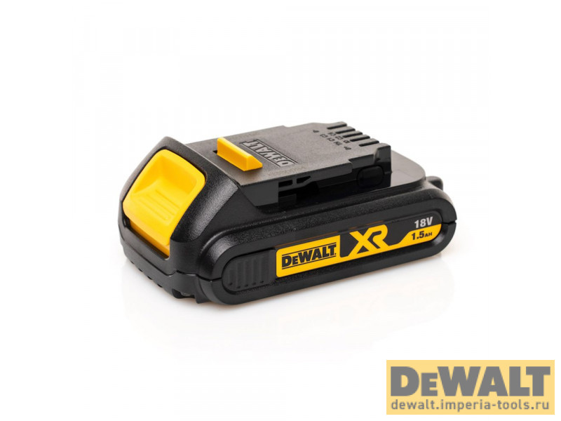 Аккумулятор DeWALT XR, Li-Ion, 18 B, 1.5 Ач, DCB181 Аккумулятор DeWALT XR, Li-Ion, 18 B, 1.5 Ач, DCB181