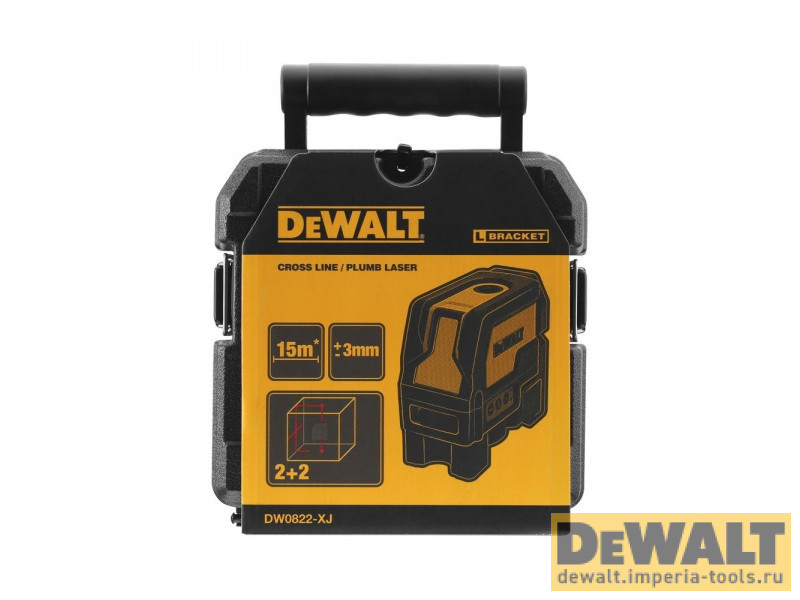 Самовыравнивающийся линейный КРАСНЫЙ лазерный уровень DeWALT DW0822 Самовыравнивающийся линейный КРАСНЫЙ лазерный уровень DeWALT DW0822
