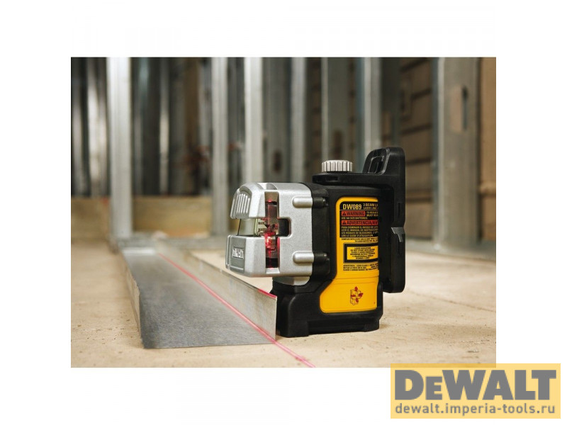 Самовыравнивающийся линейный КРАСНЫЙ лазерный уровень DeWALT DW089K Самовыравнивающийся линейный КРАСНЫЙ лазерный уровень DeWALT DW089K