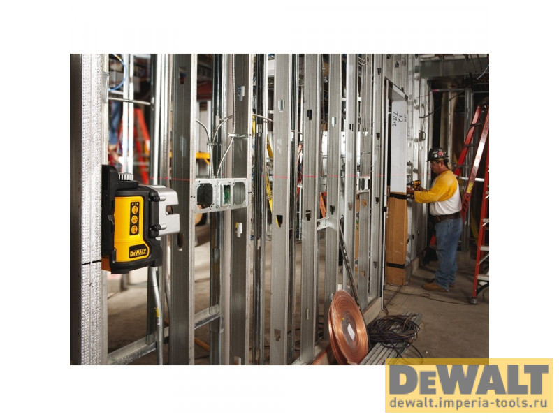Самовыравнивающийся линейный КРАСНЫЙ лазерный уровень DeWALT DW089K Самовыравнивающийся линейный КРАСНЫЙ лазерный уровень DeWALT DW089K