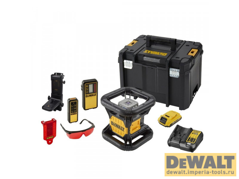 Самовыравнивающийся ротационный КРАСНЫЙ лазерный уровень DeWALT DCE079D1R Самовыравнивающийся ротационный КРАСНЫЙ лазерный уровень DeWALT DCE079D1R