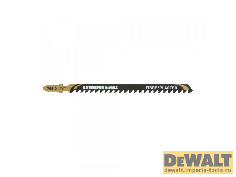 Пилка для лобзика DeWALT EXTREME DT2056, по стеклопластику HM зубья с карбид-вольфрамовыми наконечниками 132 x 100 x 4.3 x 65 мм, T341HM