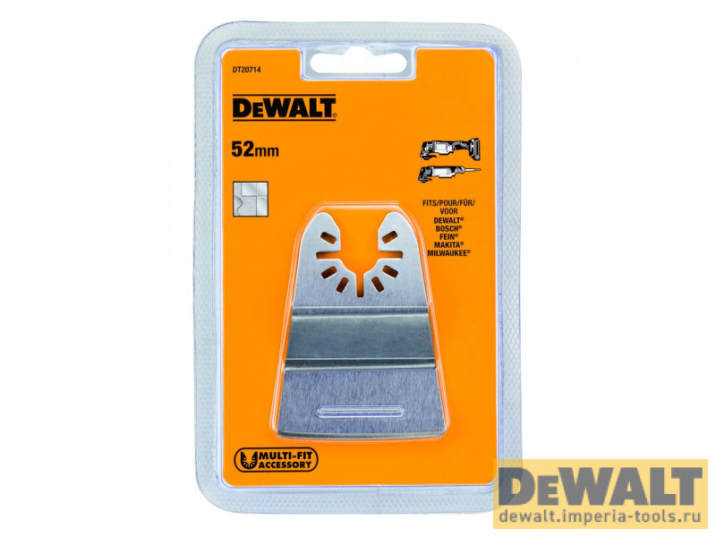 Насадка для мультитул жесткая - шпатель по клеям, лакам и герметикам DeWALT DT20714 Насадка для мультитул жесткая - шпатель по клеям, лакам и герметикам DeWALT DT20714