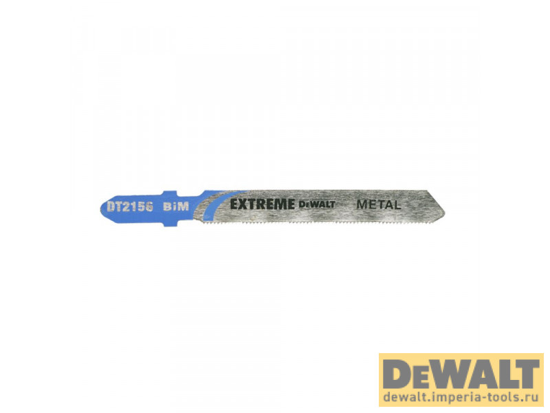 Пилка для лобзика DeWALT EXTREME DT2156, по металлу, BiM, 76 x 51 x 0.8 x 2.5 мм, T118GF, 3 шт.