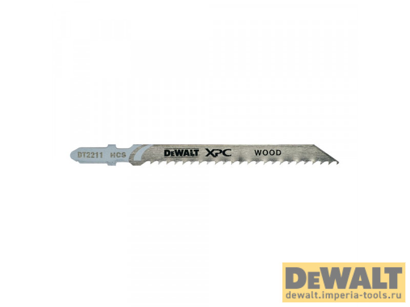 Пилка для лобзика DeWALT EXTREME PRECISION CUT DT2211, по дереву из высокоуглеродистой стали, HCS, 100 x 75 x 3.1 x 60 мм, T111C, 5 шт.