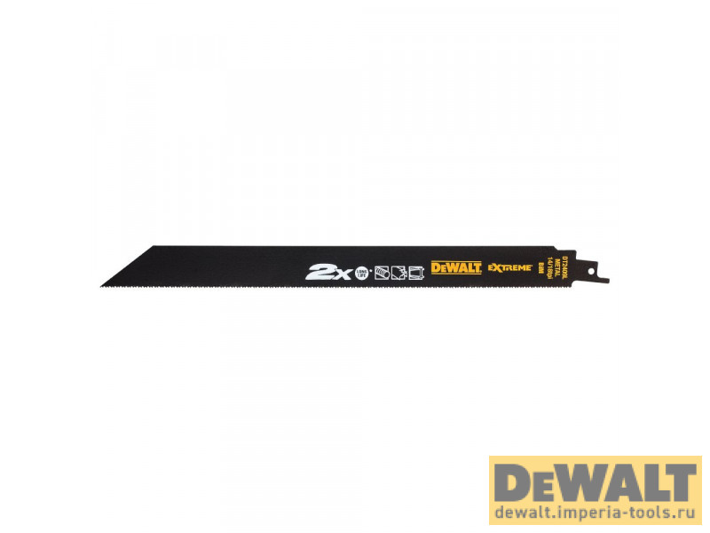 Полотно DeWALT DT2409L, по металлу для сабельных пил биметаллическое, BiM, 305 x 1.4-1.8 мм, 5 шт.